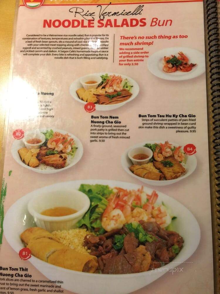 Saigon Coffee - Woodstock, GA menu_pic