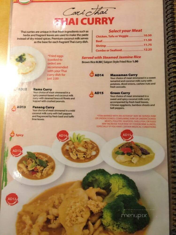 Saigon Coffee - Woodstock, GA menu_pic