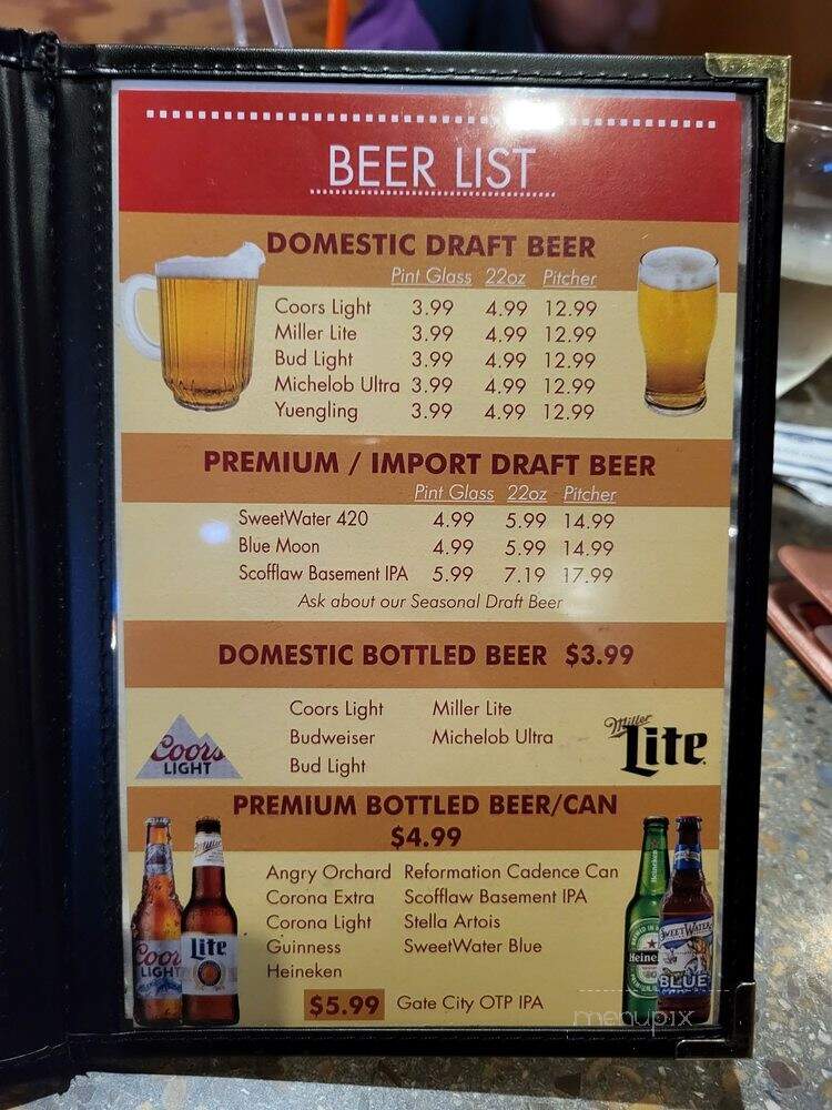 Jonny's Pizza - Woodstock, GA menu_pic
