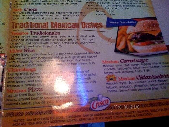 La Parilla Mexican Restaurant - Woodstock, GA menu_pic