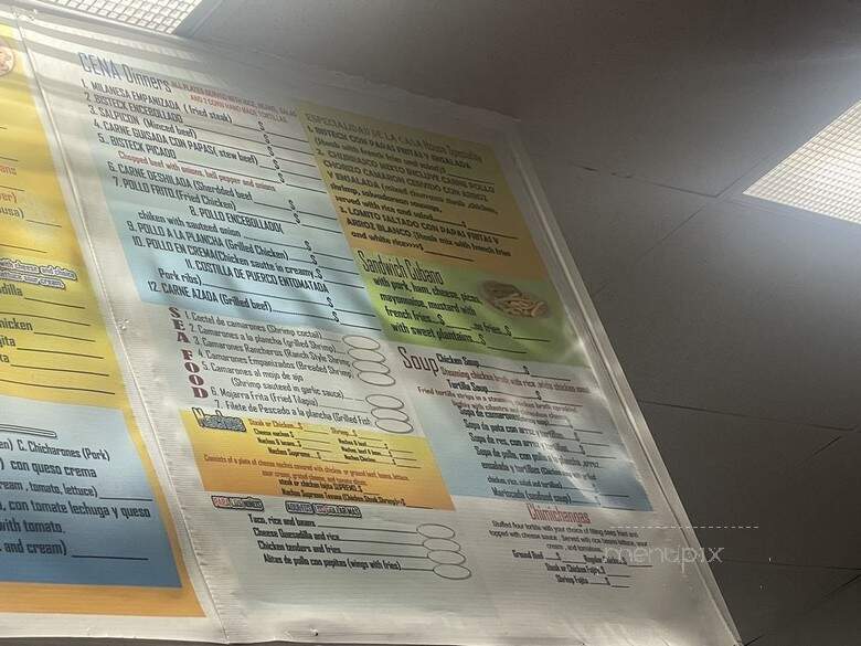 El Pulgarcito De Centro Amrc - Riverdale, GA menu_pic