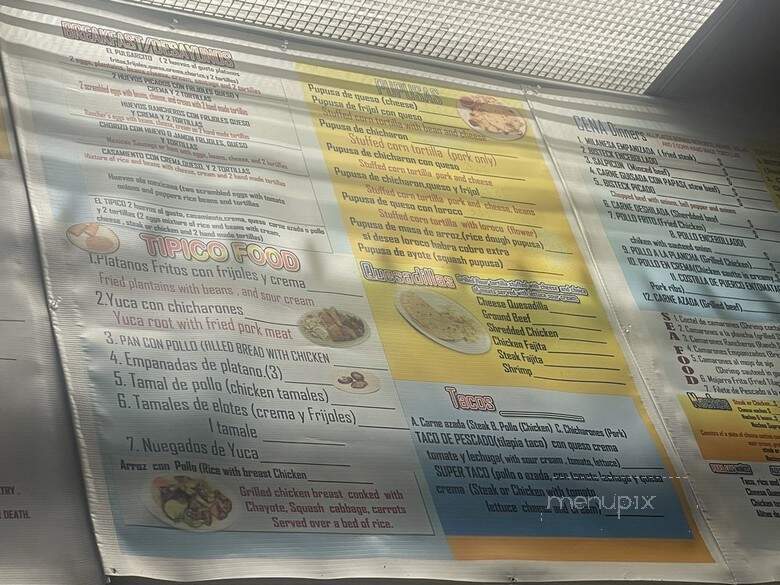 El Pulgarcito De Centro Amrc - Riverdale, GA menu_pic