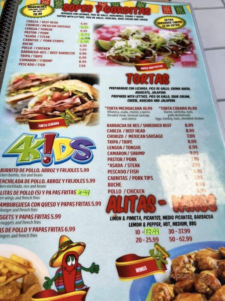 Rio Grande Restaurant - Forest Park, GA menu_pic
