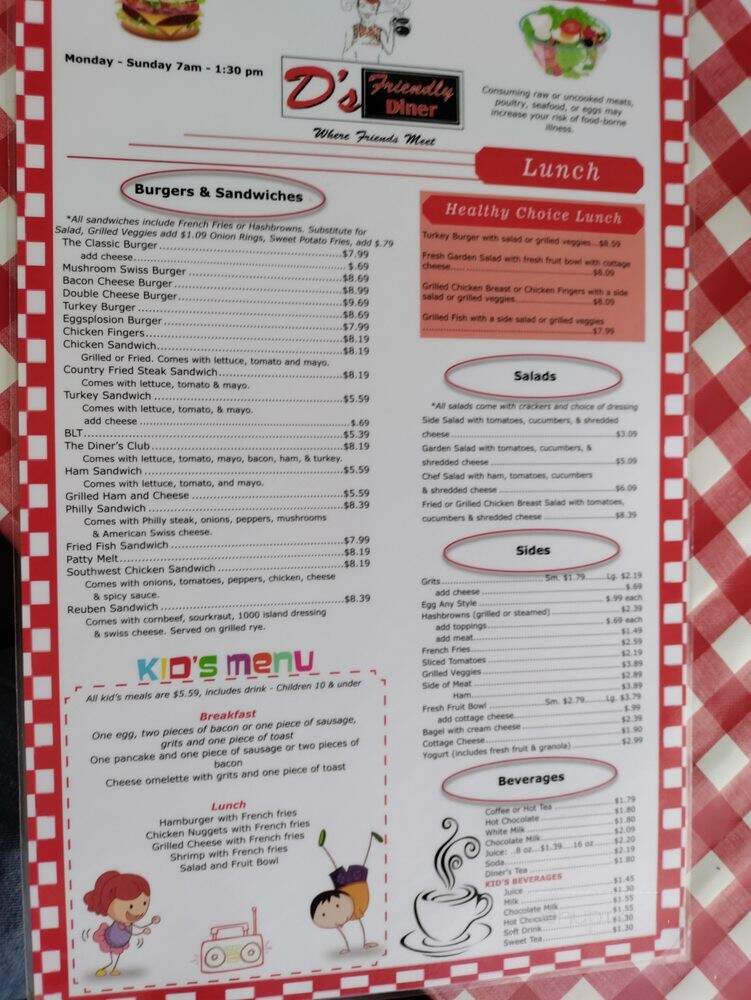 Buffalo Zone - Statesboro, GA menu_pic