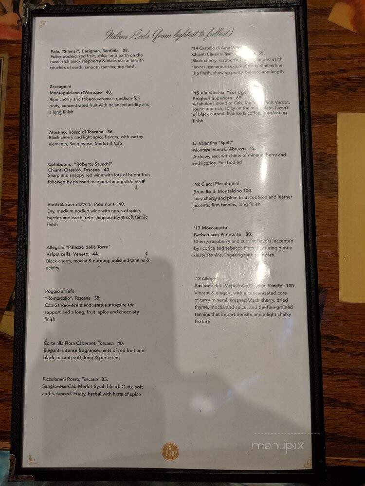 Depalmas Italian Cafe - Athens, GA menu_pic