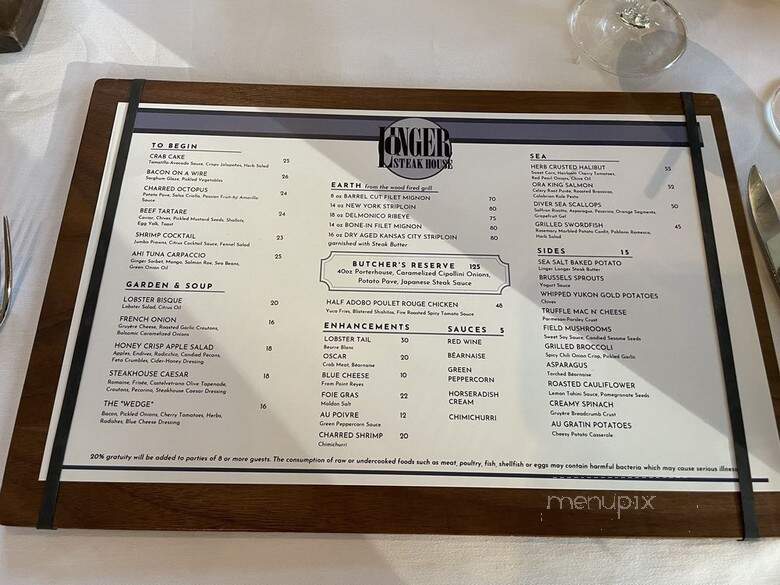 Linger Longer Bar & Grill - Greensboro, GA menu_pic