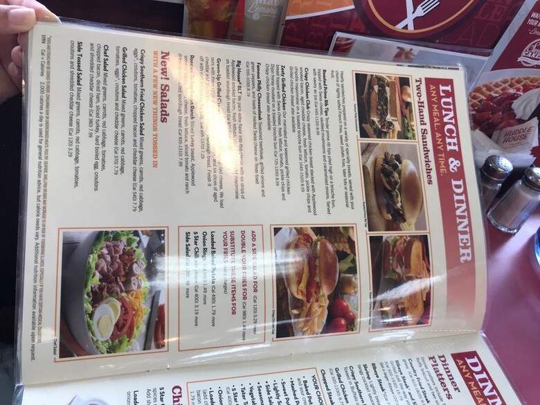 Huddle House - Fort Gordon, GA menu_pic