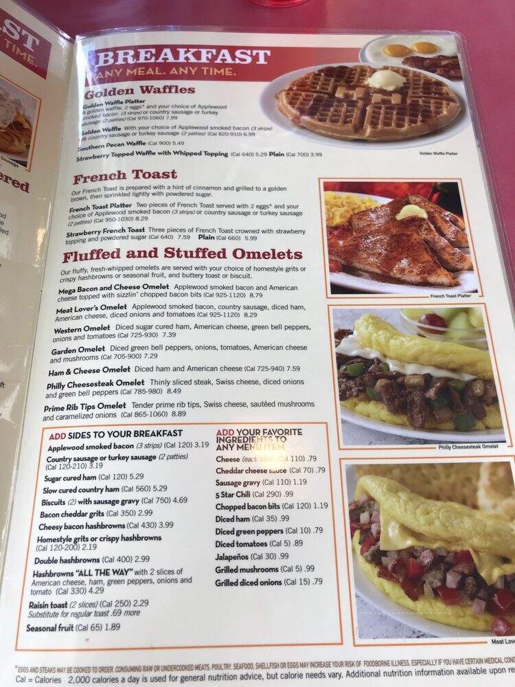 Huddle House - Fort Gordon, GA menu_pic