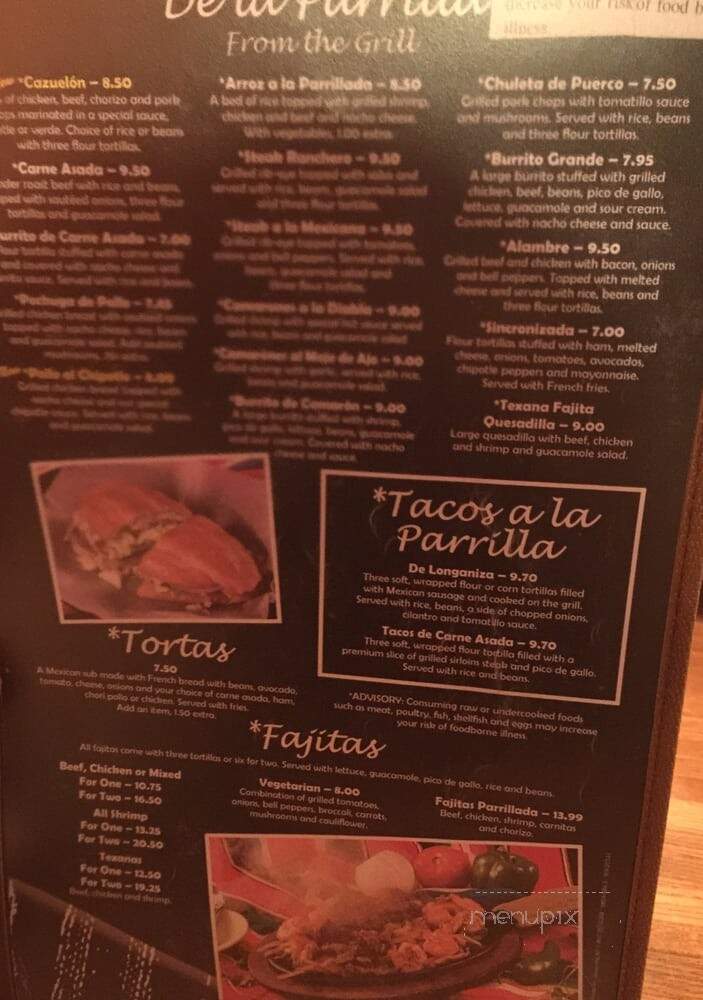 Jalisco Grill Mexican - Perry, GA menu_pic