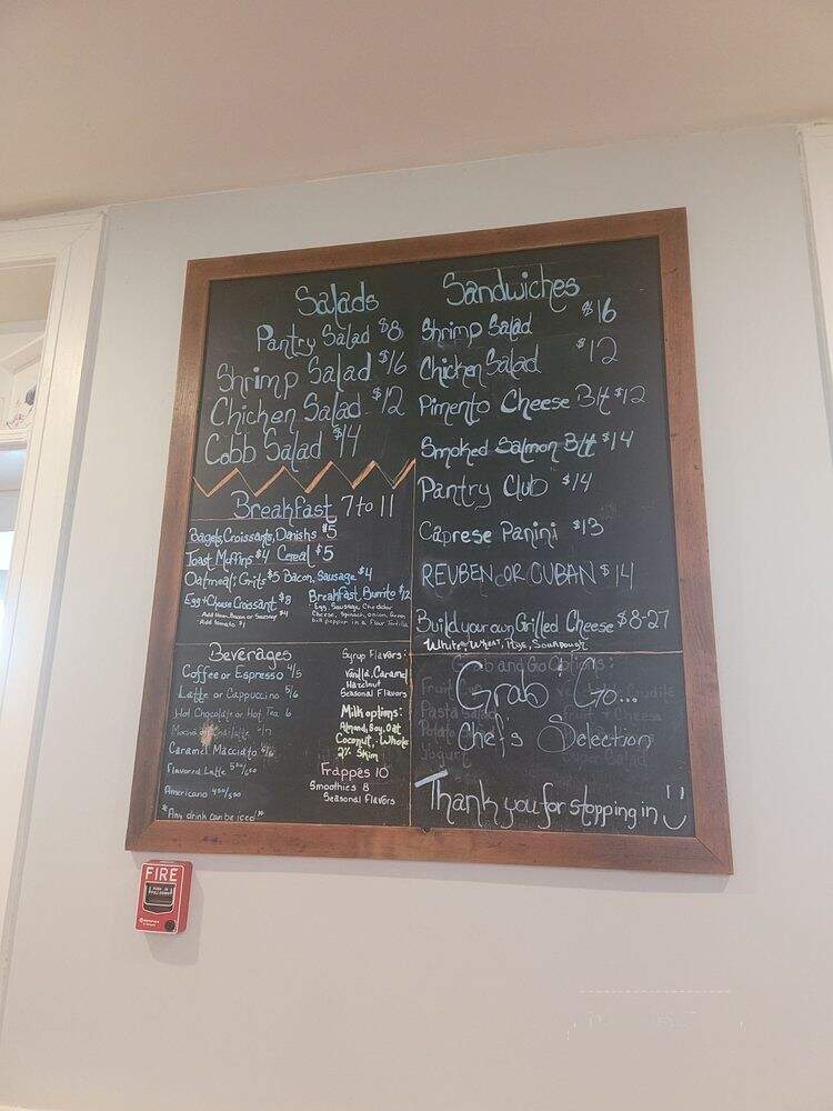 Cafe Solterra - Jekyll Island, GA menu_pic