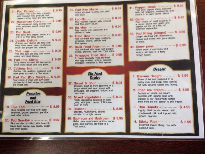 Thai Orchid - Valdosta, GA menu_pic