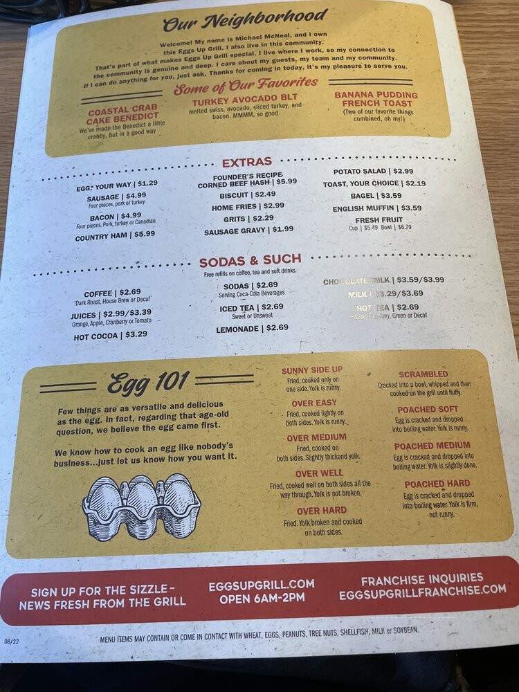 Once Upon A Grill - Albany, GA menu_pic