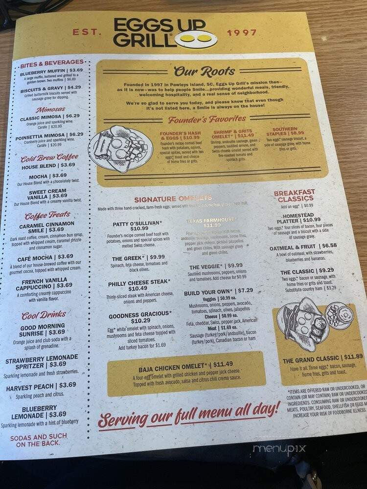 Once Upon A Grill - Albany, GA menu_pic