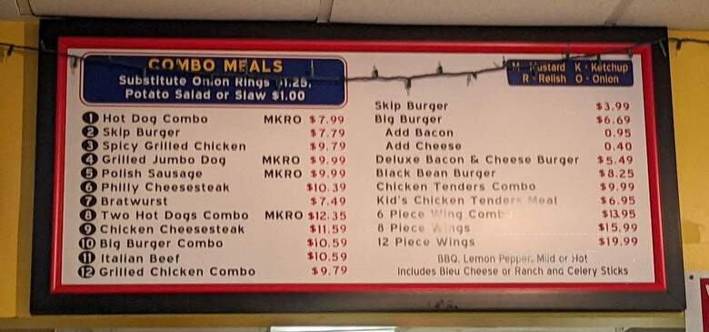 Skip's Hot Dogs - Avondale Estates, GA menu_pic