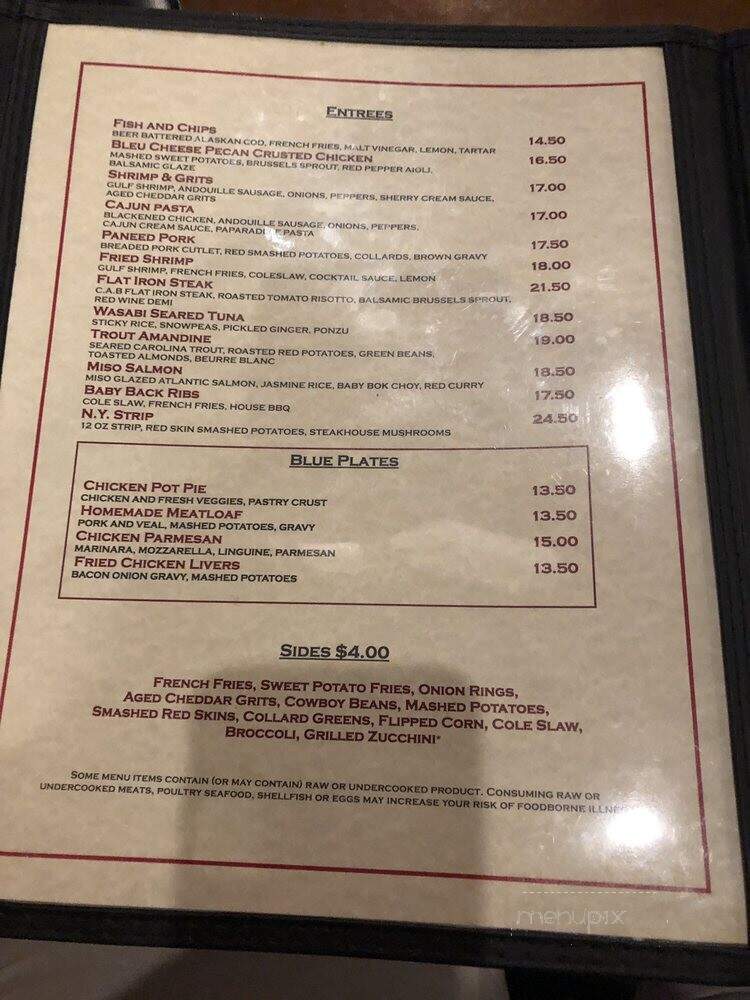 Crabapple Tavern - Alpharetta, GA menu_pic