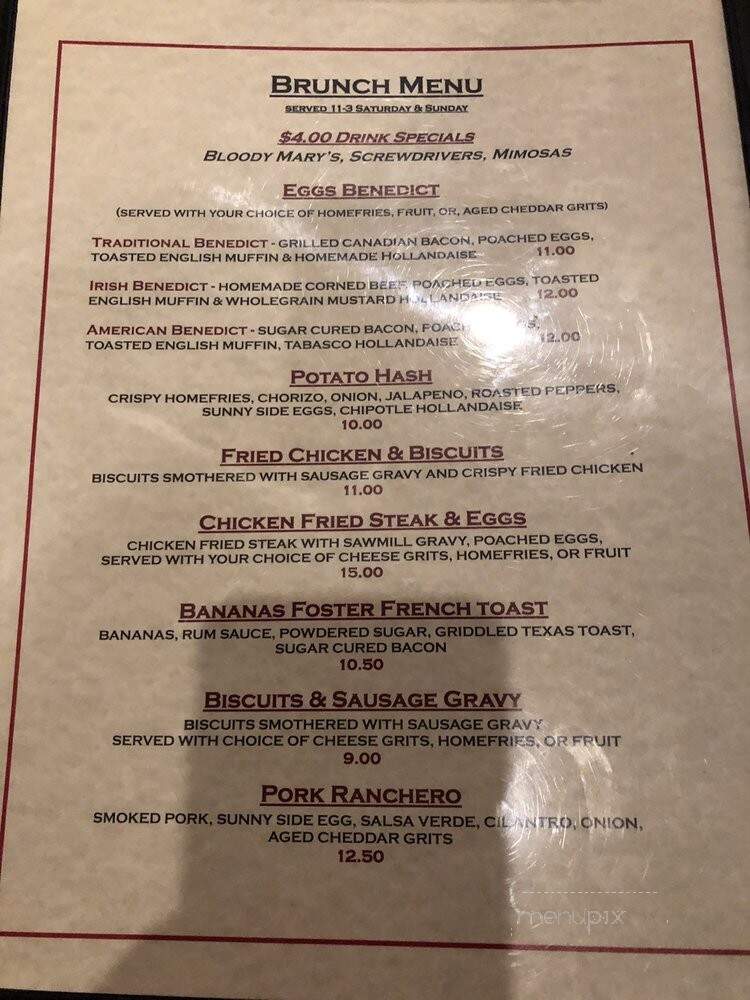 Crabapple Tavern - Alpharetta, GA menu_pic