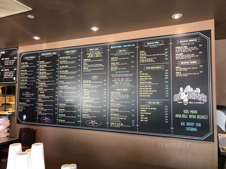 Grouchy's New York Deli - Alpharetta, GA menu_pic