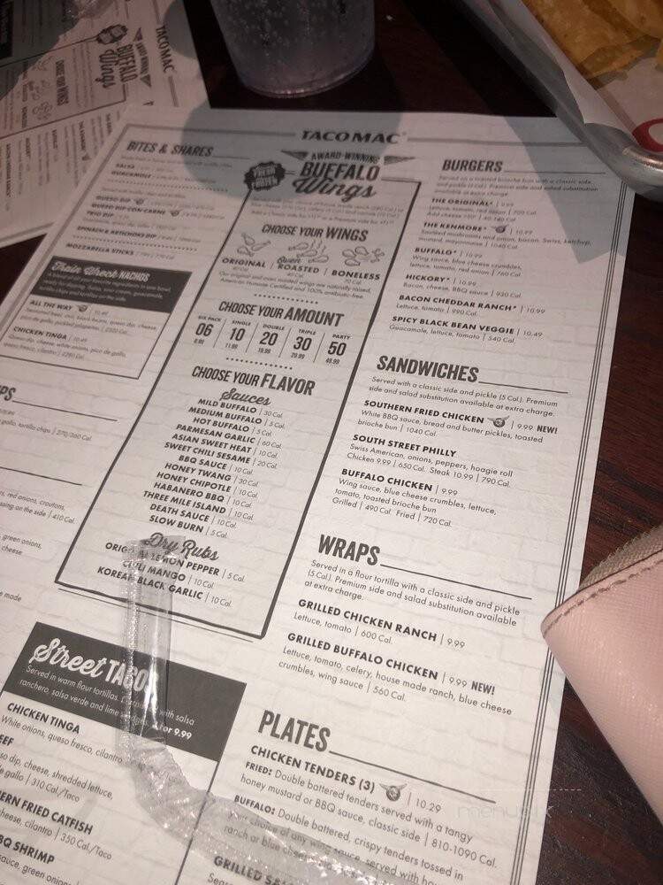 Taco Mac - Alpharetta, GA menu_pic