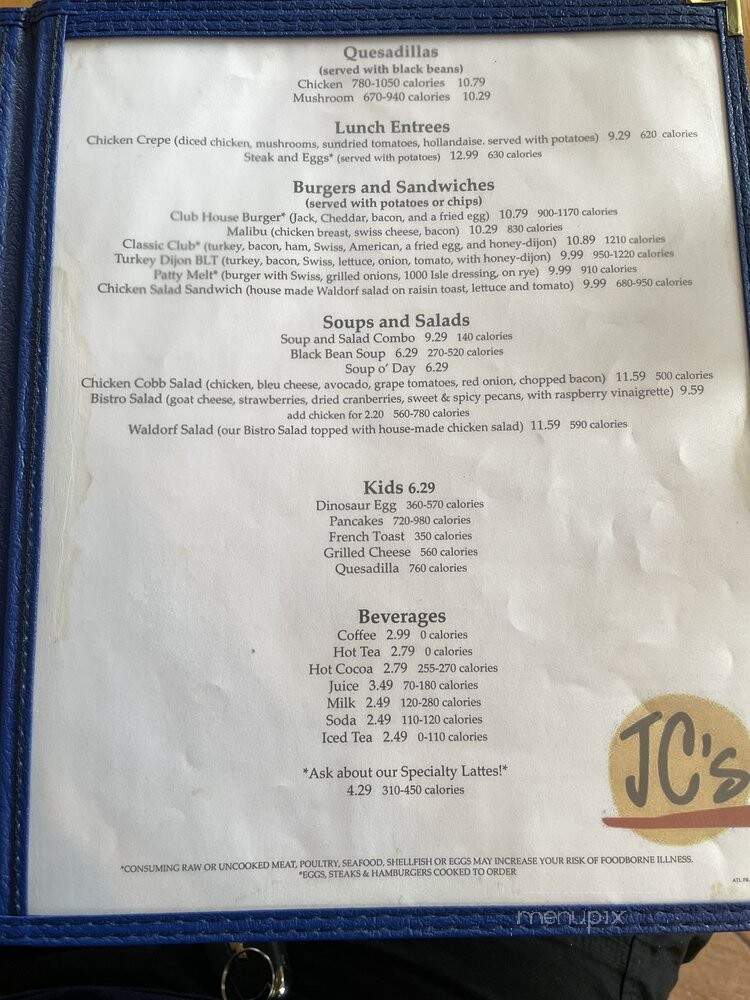 J Christopher's - Alpharetta, GA menu_pic