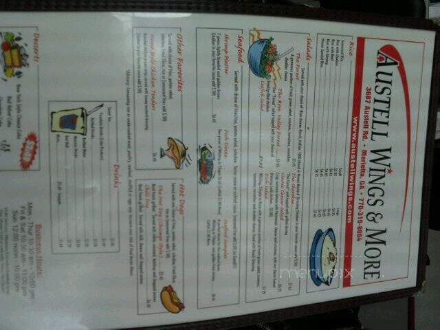 Austell Wings & More - Marietta, GA menu_pic