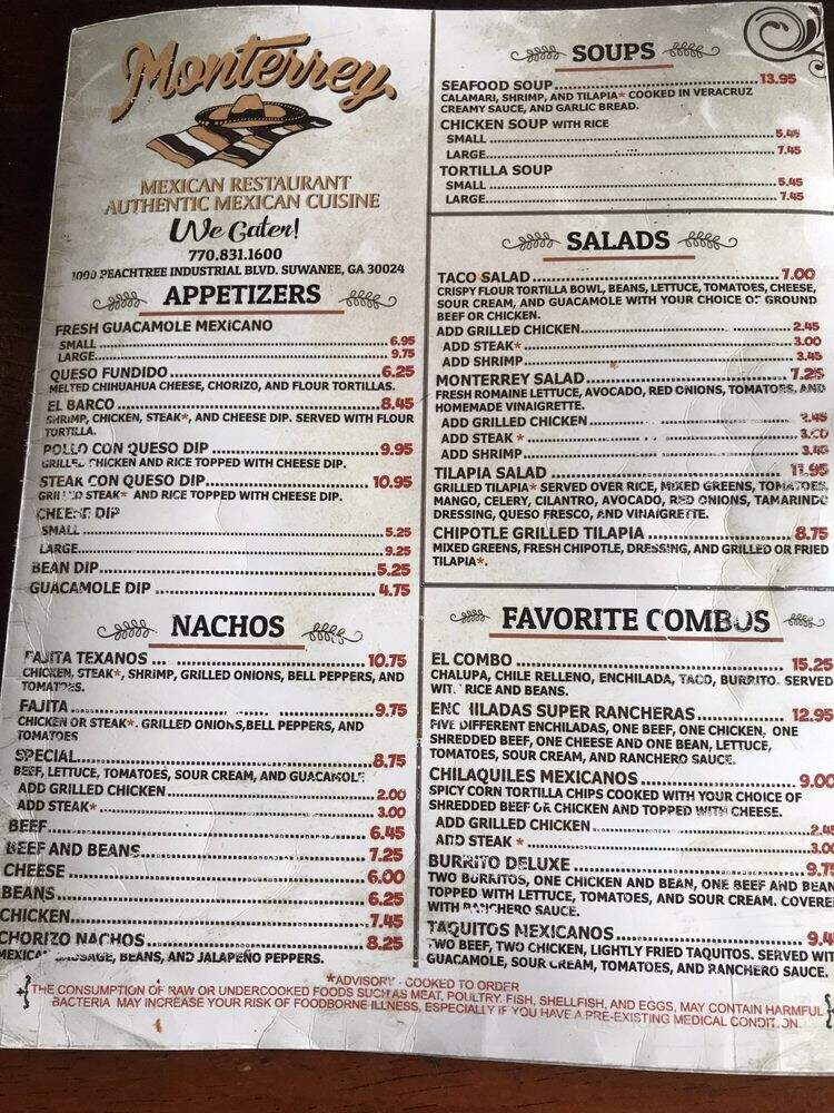 Monterey Mexican Restaurant - Suwanee, GA