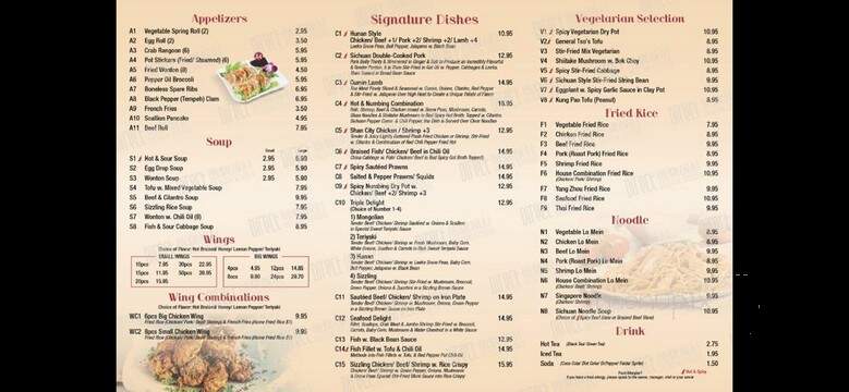 Chef Chu - Lawrenceville, GA menu_pic