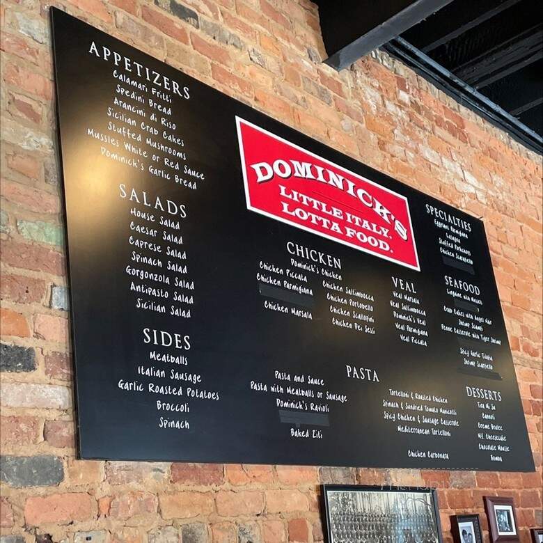 Dominick's - Lawrenceville, GA menu_pic