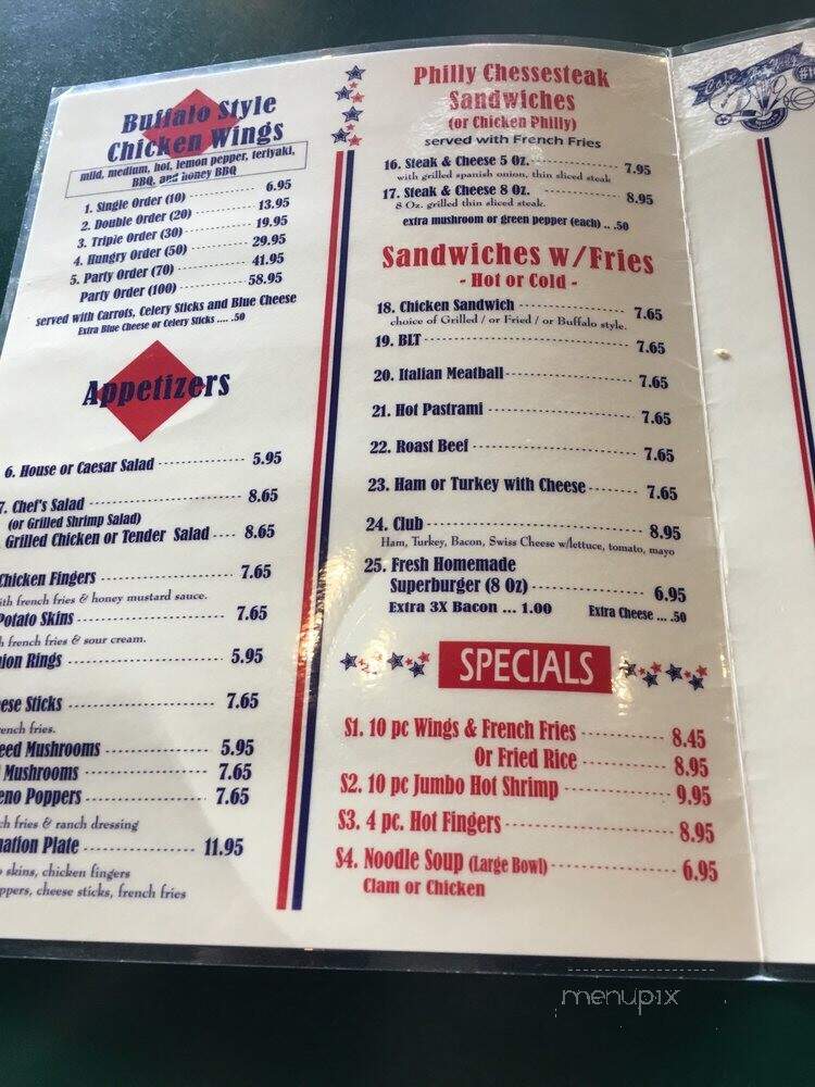Cafe Hotwings - Lilburn, GA menu_pic