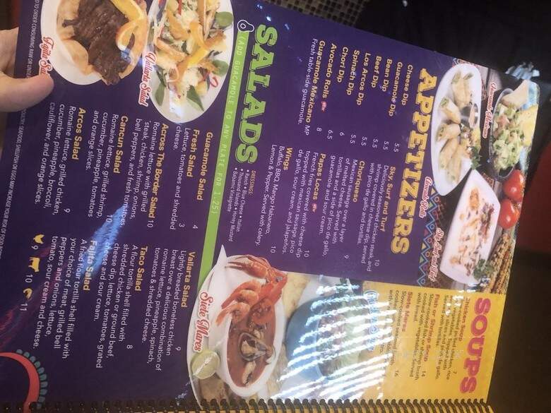 Los Arcos - Marietta, GA menu_pic