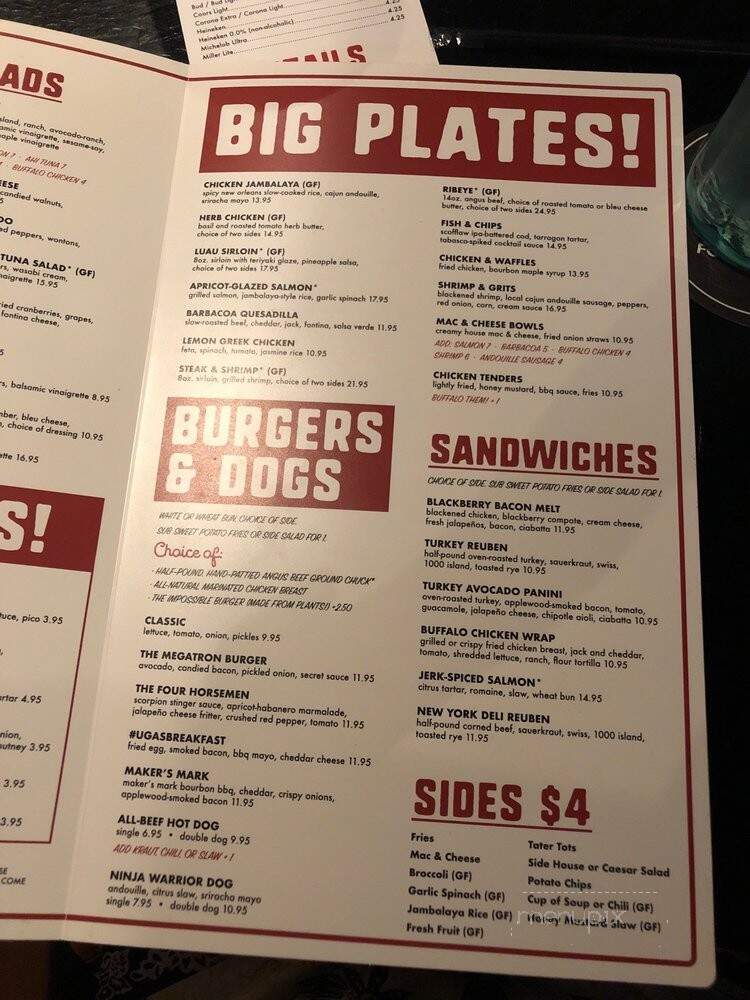 Hudson Grill - Marietta, GA menu_pic