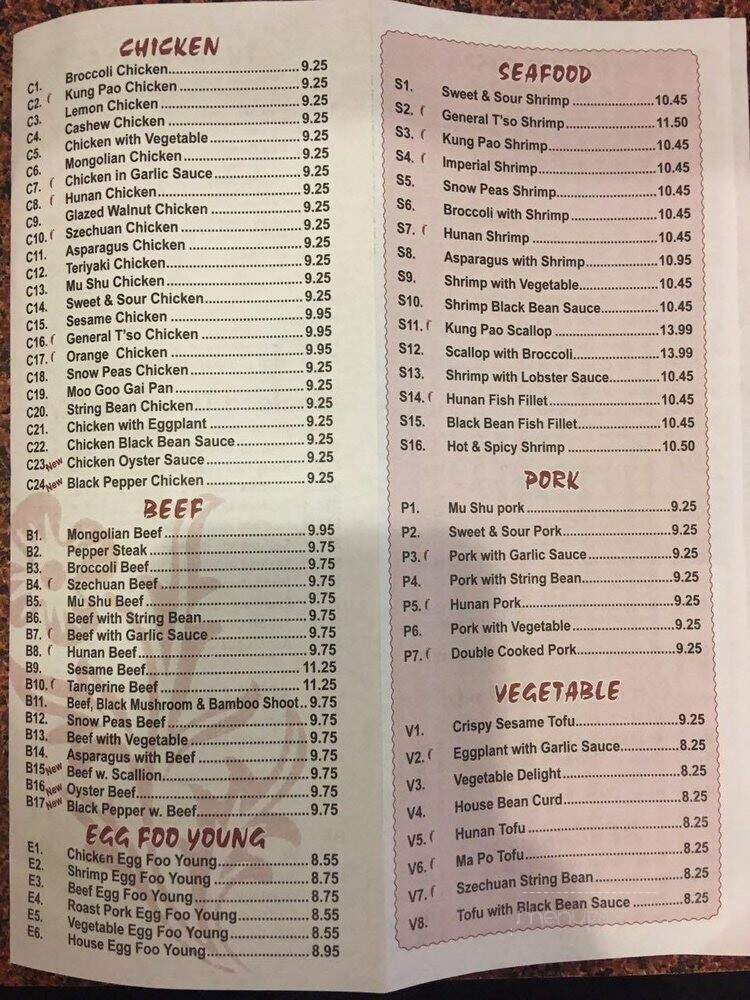 Three Colors Asian Kitchen - Marietta, GA menu_pic