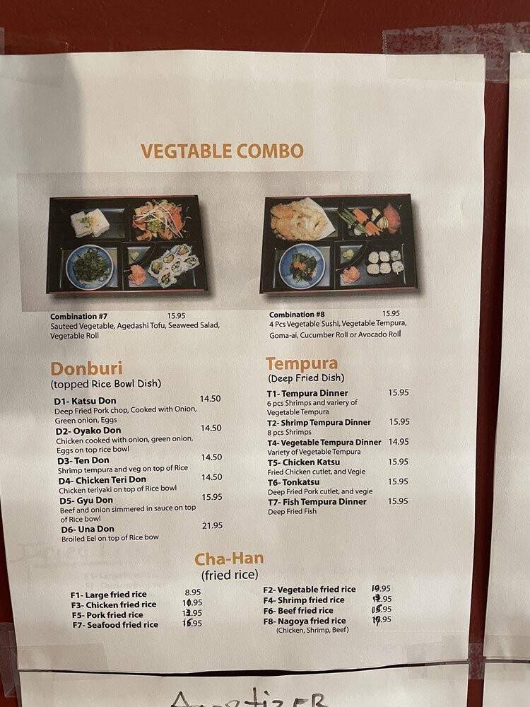 Nagoya Japanese Seafood - Roswell, GA menu_pic
