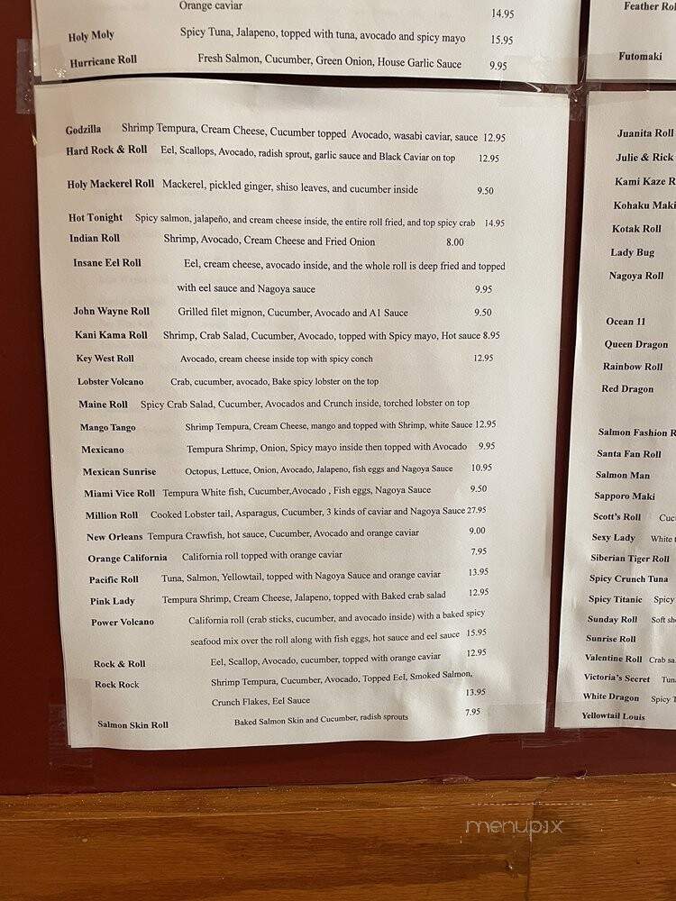 Nagoya Japanese Seafood - Roswell, GA menu_pic