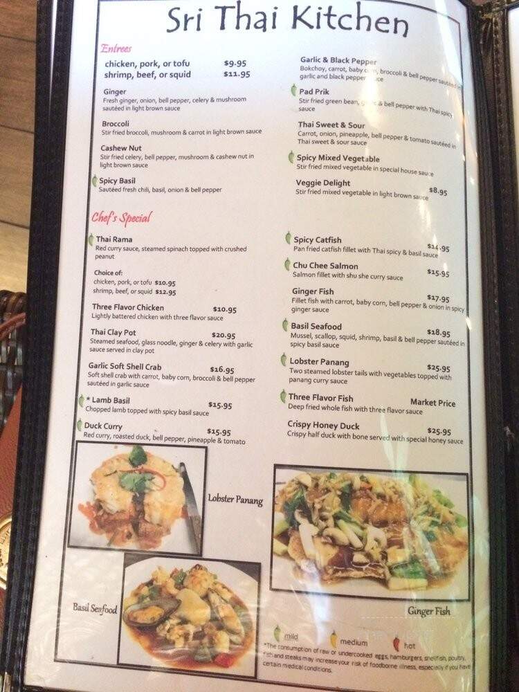 Sri Thai Restaurant - Snellville, GA