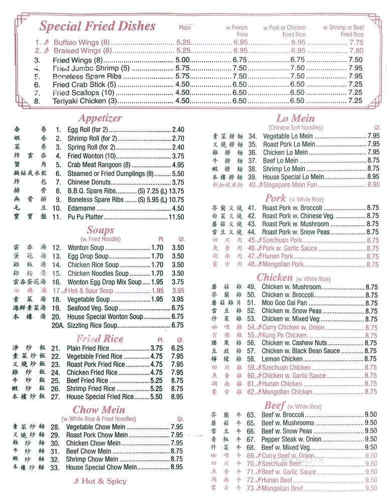 China Taste - Smyrna, GA menu_pic