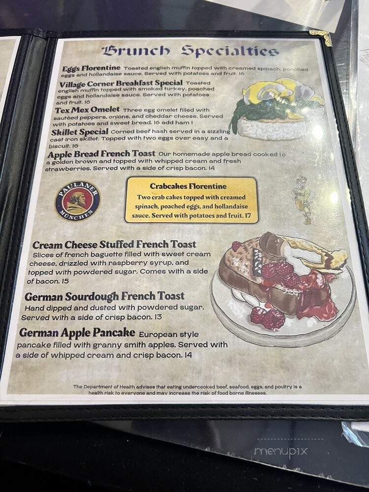 Village Corner - Stone Mountain, GA menu_pic