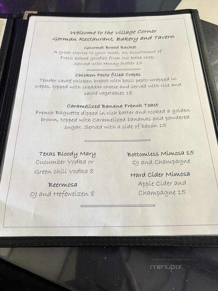 Village Corner - Stone Mountain, GA menu_pic