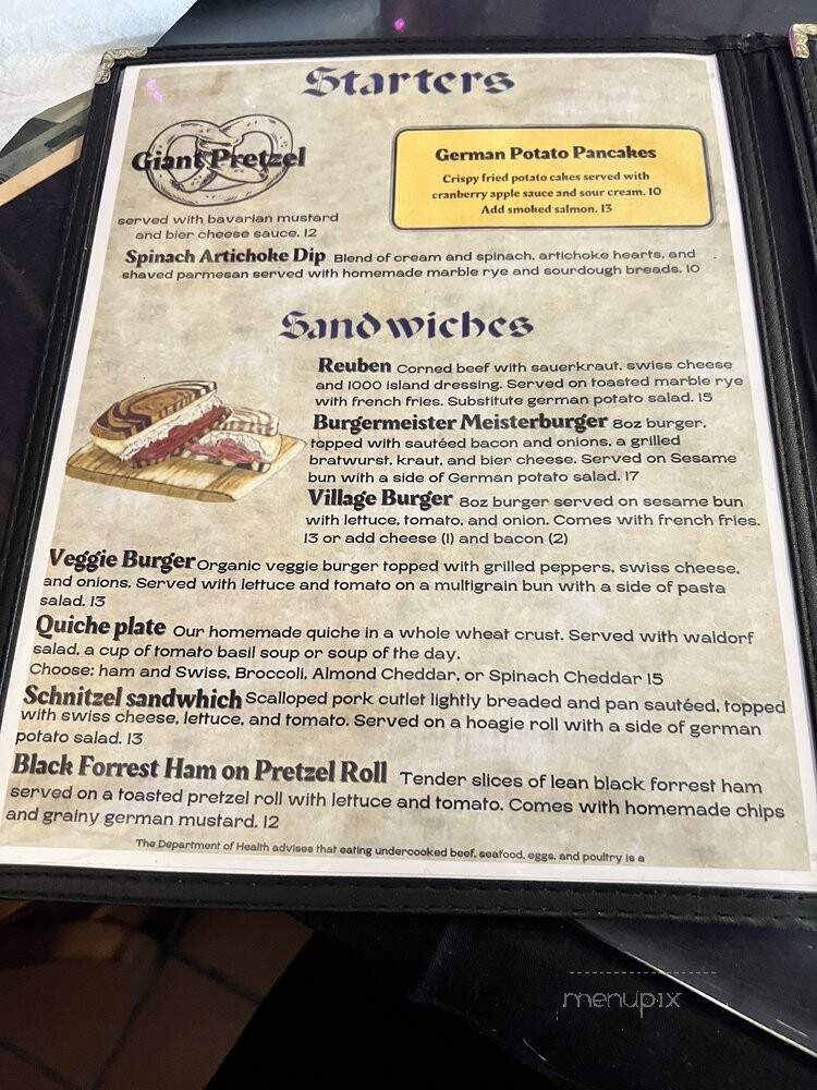 Village Corner - Stone Mountain, GA menu_pic