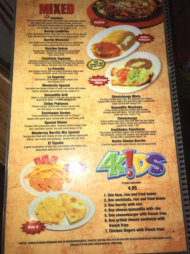 Monterrey Mexican Restaurant - Tucker, GA