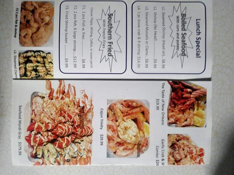 Captain Mikes Seafood & Jerk - Stone Mountain, GA menu_pic