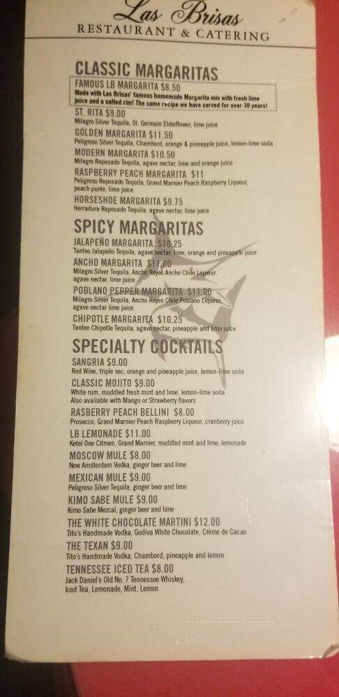 Las Brisas Restaurant - Norcross, GA menu_pic