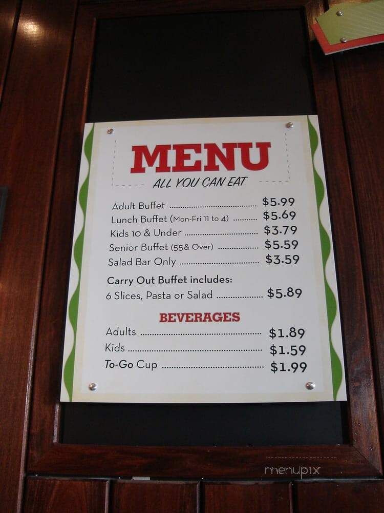 Stevie B's Pizza - Duluth, GA menu_pic