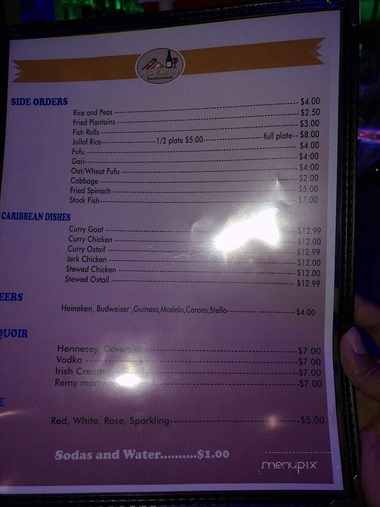 King Caribbean - Austell, GA menu_pic