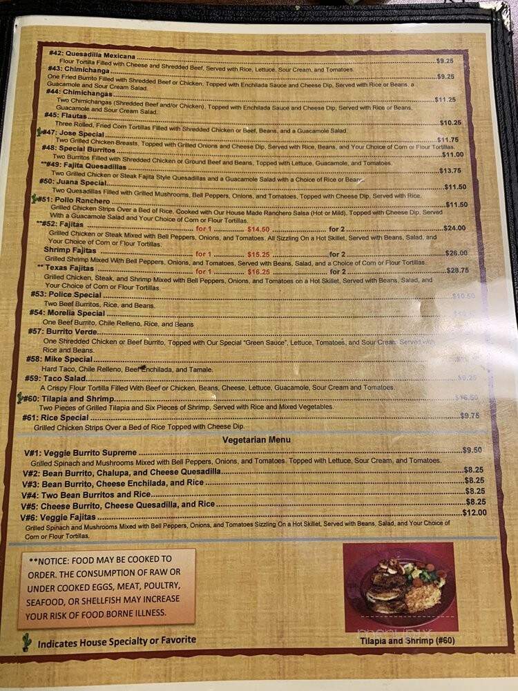 Taqueria Michuacana Mexican - Hampton, GA menu_pic