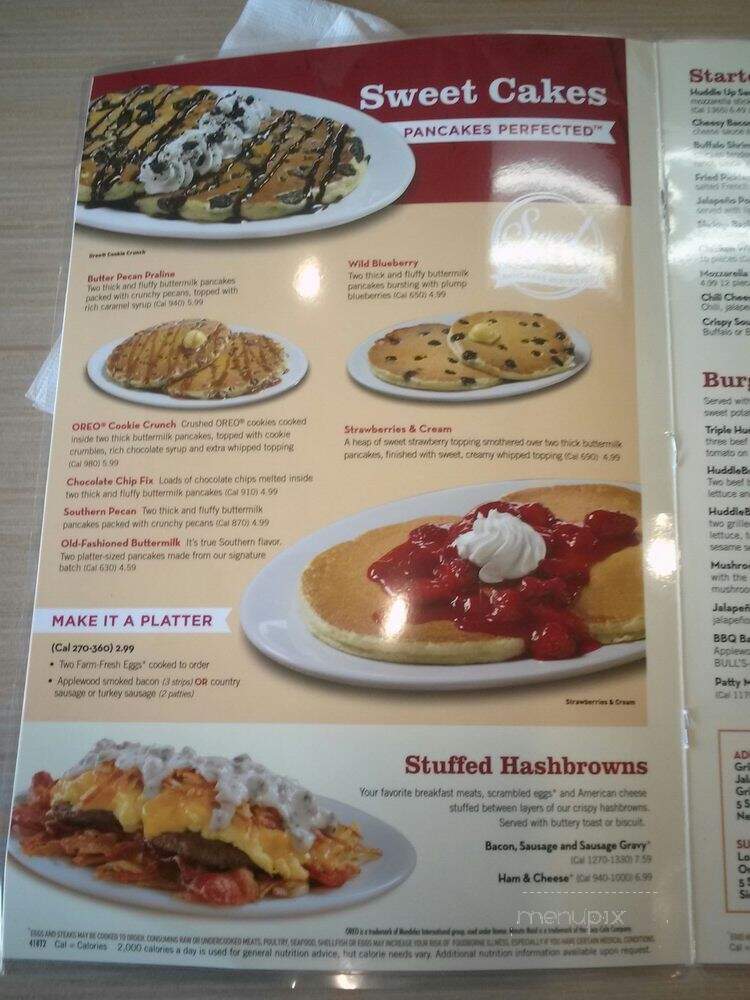 Huddle House - Mcdonough, GA menu_pic