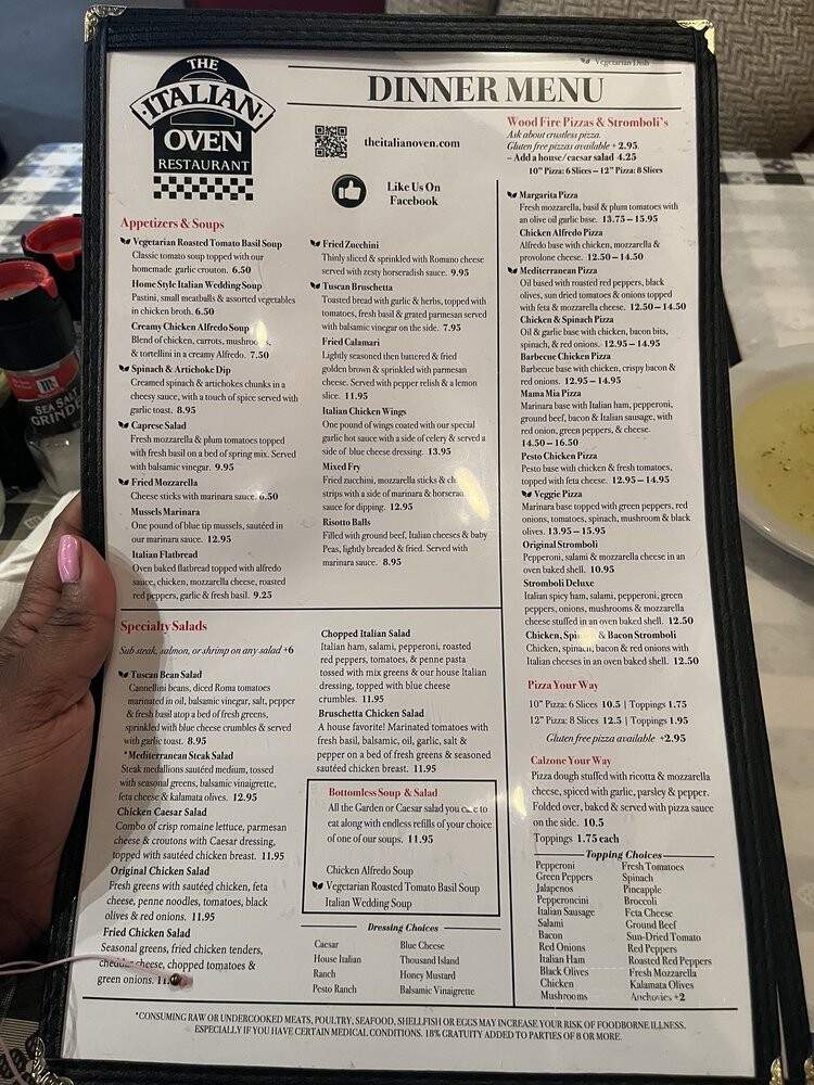 Italian Oven Restaurant - Stockbridge, GA