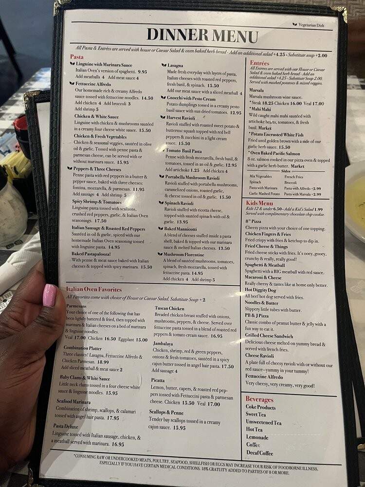 Italian Oven Restaurant - Stockbridge, GA