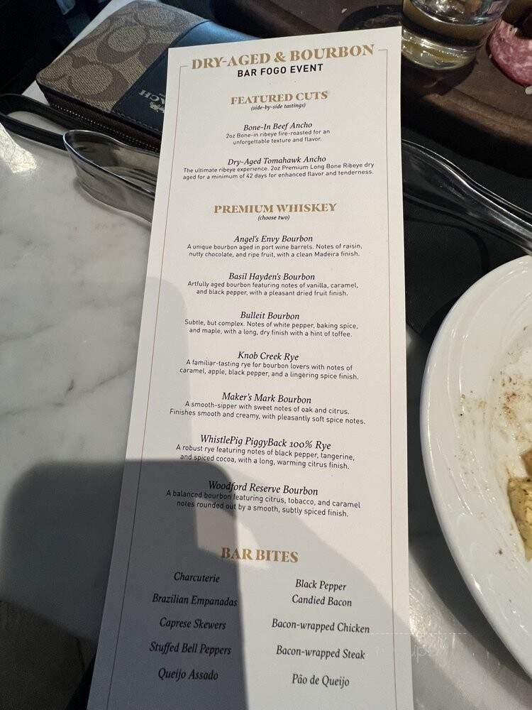 Fogo De Chao Churrascaria - Atlanta, GA menu_pic