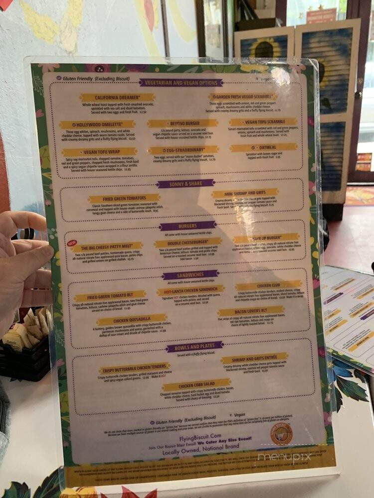 Flying Biscuit Cafe - Atlanta, GA menu_pic