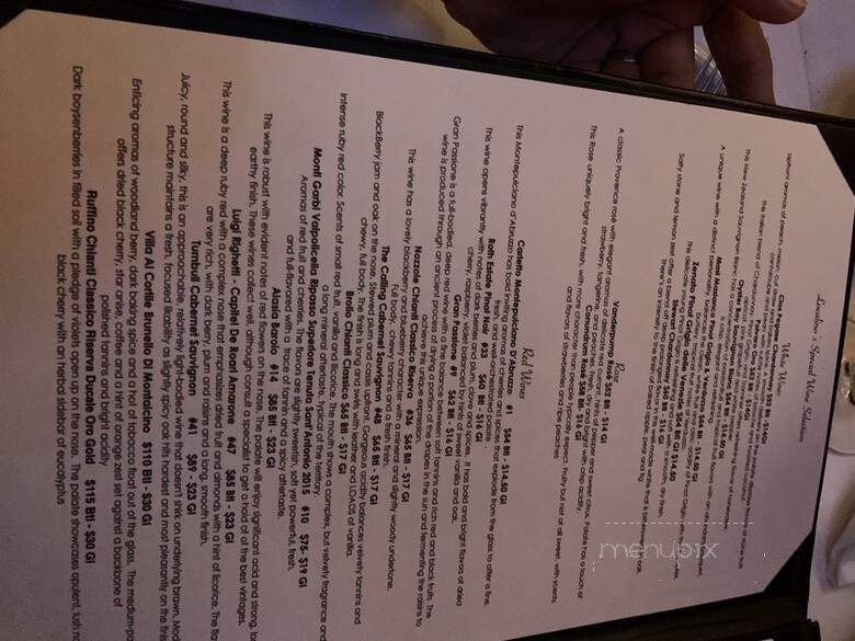I L Localino - Atlanta, GA menu_pic